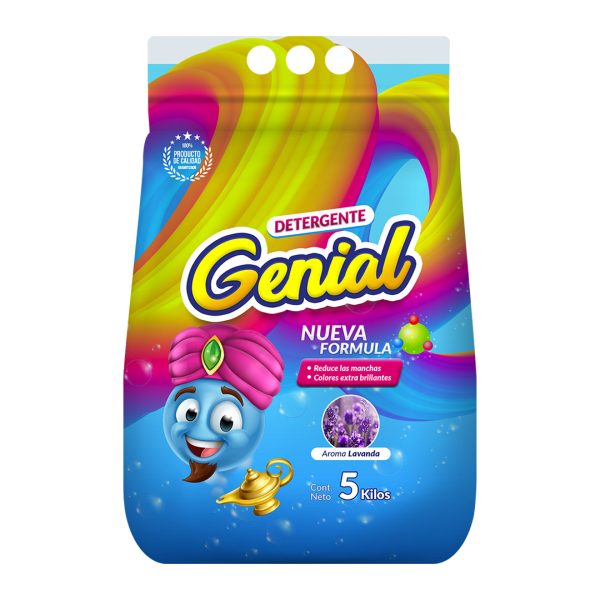 Detergente en polvo 5kg | Genial