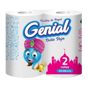Toalla de Papel 2 Rollos 33m | Genial